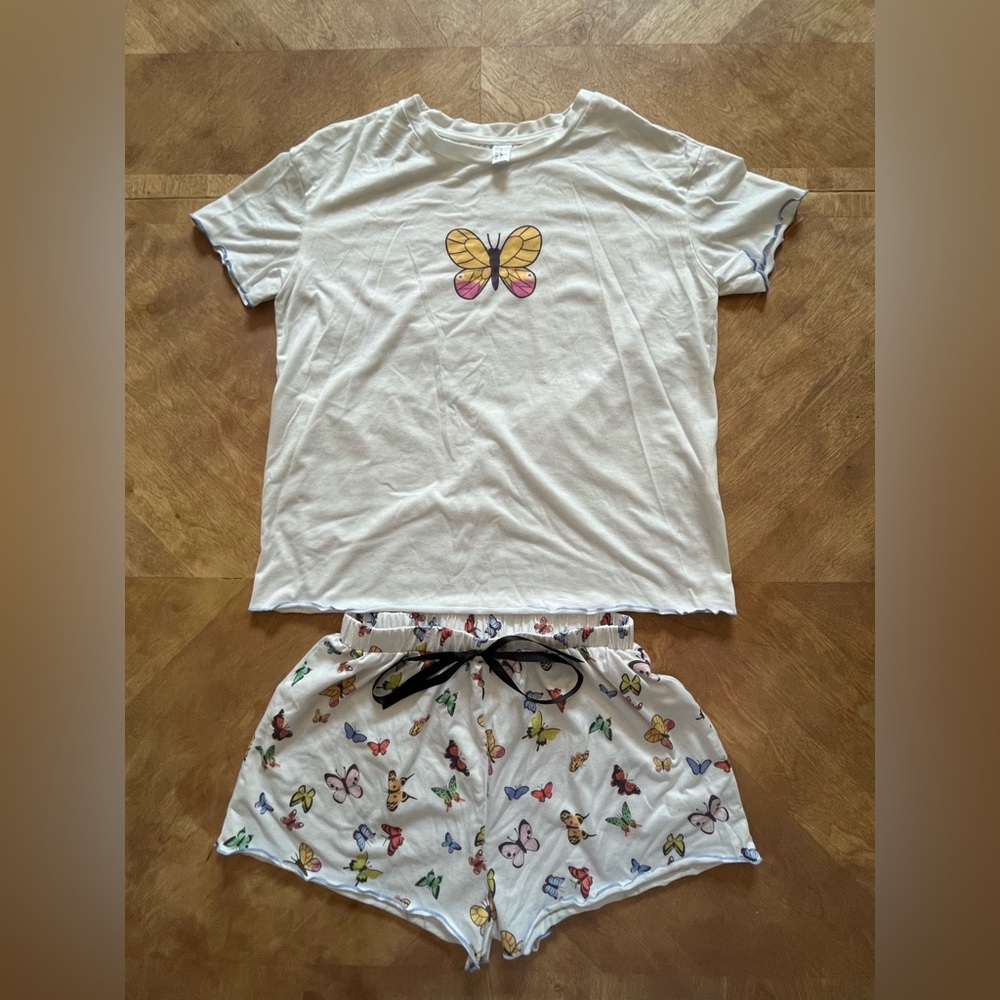 H&M Butterfly Pajama Set – Size S